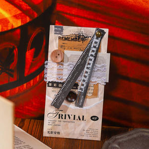 ชุดเดรสสั้นๆแผ่นสั้นๆ40แผ่น/แพ็คแผ่นวัสดุคู่สติกเกอร์แถบยาวกระสวยแสง - Product Image 1