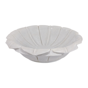 Ciotola in marmo a forma di fiore per decorazione del tavolino da caffè, centrotavola, decorazione per la casa - Product Image 2