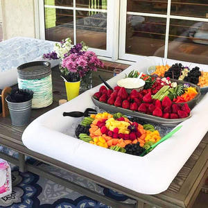 ถาดน้ำแข็งทรงสี่เหลี่ยมแบบพกพาสำหรับใส่ผลไม้และสลัด สำหรับกระเป๋าเก็บความเย็น - Product Image 2