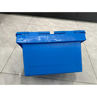 Caisses de rangement industrielles en plastique robustes avec couvercle, pliables et empilables pour le stockage