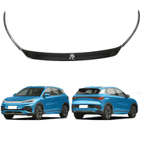 Coque de rétroviseur latéral noir brillant pour BYD Atto 3 Yuan Plus, et coque de poignée de porte