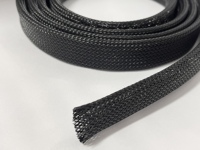 Gaine tressée en nylon PA UL94 V0 EX200, extensible, sans halogène, résistante à l'abrasion, 16 mm, pour la protection des câbles automobiles