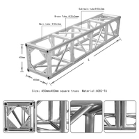 Aluminio de aluminio global line array altavoz soporte sistema truss display para la venta