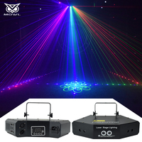 Luz Láser de Escaneo RGB de 6 Lentes y Color Completo para Discotecas, DJ, Fiestas, Discotecas, KTV, Bares y Clubs