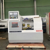 Chine tour cnc machine pour métal, lit plat prix cnc machine petite ck0640 bureau alliage roue suisse mini cnc tours