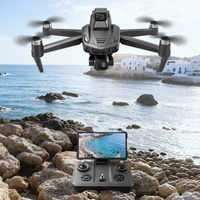 Drone RC professionnel 2026 V168 MAX HD à double caméra GPS, sans balais, longue portée, WIFI FPV, application, écran plastique 4K