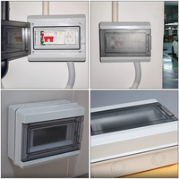 Boîte de distribution électrique extérieure Namunanee IP65 étanche en ABS, boîte de jonction et boîte de distribution d'alimentation, à fixation murale
