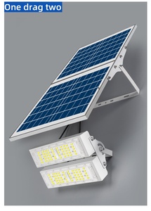 Luz de inundación <span class=keywords><strong>LED</strong></span> solar 50W 100W 150W 200W <span class=keywords><strong>300W</strong></span> 400W 500W 600W Reflector <span class=keywords><strong>LED</strong></span> Focos con sincronización de control remoto para campo al aire libre - Product Image 5