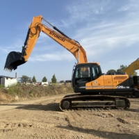 Hyundai Robex220LC 9s 220 9s Excavatrice de construction Terrassement Original Hyundai d'occasion Garantie et prix appropriés