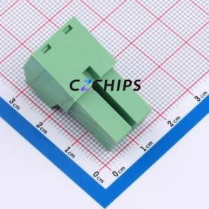 DB3EK-7.62-2P-GN-S Plug-in Terminal Block P=7.62mm Connector Male Plug 1x2P 7.62mm Green - Product Image 2