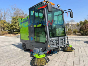 Camión barredor eléctrico de cinco cepillos, superventas, para limpieza de calles y transporte especializado - Product Image 3