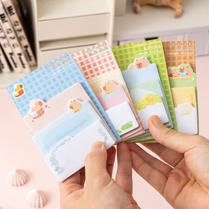 Dễ thương động vật tự dính đa phong cách Panda hamster Lưu ý cuốn sách-văn phòng/trường nhắc nhở hàng ngày & DIY trang trí nguồn cung cấp - Product Image 4