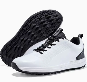 Chaussures de golf pour hommes, antidérapantes, légères, respirantes, à lacets, chaussures de golf toutes saisons - Product Image 1