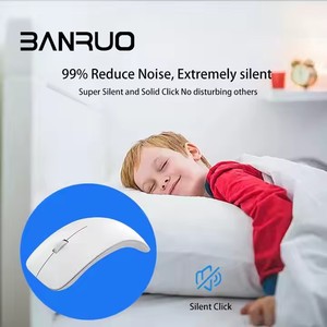 2.4 Ghz clic silenziosi senza fili Mouse per Computer portatile ergonomico cordonalità muta Mouse senza fili per PC portatile Smartphone - Product Image 6