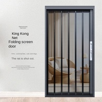 Serrure de porte pliante invisible en maille diamantée, design coulissant ultra-étroit, en alliage d'aluminium, anti-effraction, style minimaliste moderne