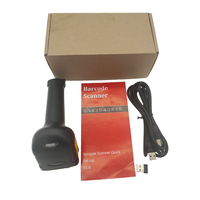Lecteur de codes-barres portable avec connexion 2.4 et USB, lecteur de codes QR
