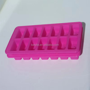 14 lỗ vuông tủ lạnh thực phẩm nhựa silicon <span class=keywords><strong>ICE</strong></span> <span class=keywords><strong>CUBE</strong></span> khay tùy chỉnh <span class=keywords><strong>Ice</strong></span> <span class=keywords><strong>Cube</strong></span> - Product Image 4