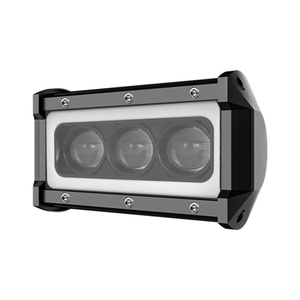 Barre lumineuse LED 55W pour tout-terrain, lampe blanche et jaune DRL 5 pouces, spot pour camionnette 4x4 - Product Image 1