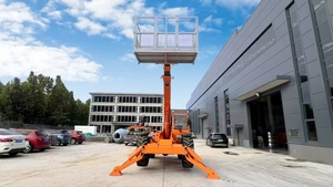 מלגזה טלסקופית 7 מטר 10 מטר 18 מטר גובה הרמה עם תעודת CE - Product Image 6