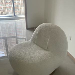 Canapé Zxm de style nordique, luxe léger, canapé incurvé créatif, crème sable, cheveux - Product Image 6