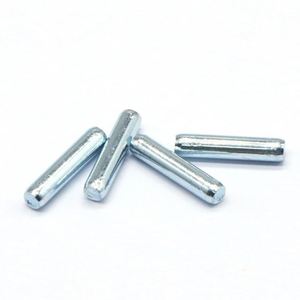 Pasadores Cilíndricos de Hierro, Sólidos, Sin Cabeza, Recubiertos de Zinc Azul, Diámetro de Cabeza Personalizable de 2mm, 3mm, 4mm para Maquinaria Industrial - Product Image 1
