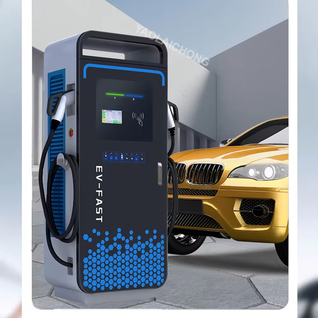 EV Charging Station 160KW Dual Gun CCS2 CCS1 GBT CHAdeMO Customizable IP55 With OCPP1.6J Super Fast Floor Standing Charger