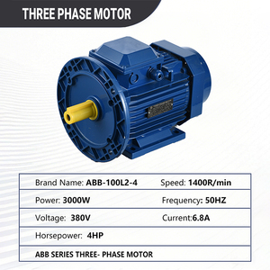 มอเตอร์ติดตั้งแบบหน้าแปลนแนวตั้ง B5 4HP 3kW สามเฟส 1430RPM IP55 สำหรับปั๊มและเครื่องผสม ขายส่งจากโรงงาน - Product Image 4