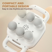 Vibrateur électrique portable corps poignée profonde des tissus 4 pistolet de massage à 6 têtes