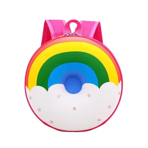 BEYOND Donut School Bags Kids Backpack Rainbow for Girls Cartoon Bag Unisex Unicorn Backpack Toddler Backpack Nylon Mini