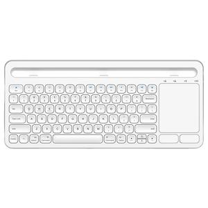 <span class=keywords><strong>Clavier</strong></span> d'ordinateur sans fil compact 75% avec rétro-éclairage LED coloré et <span class=keywords><strong>support</strong></span> de tablette stable - Product Image 1