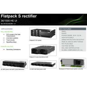 Mô Đun CHỈNH LƯU FPS Eltek <span class=keywords><strong>Flatpack</strong></span> <span class=keywords><strong>S</strong></span> 36V/1000W HE UI P/N 241122.235 Nhỏ Gọn Mới - Product Image 3