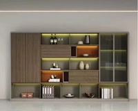 Bureau de direction moderne extensible en bois massif de qualité supérieure pour bureau à domicile, dimensions et options de finition personnalisables