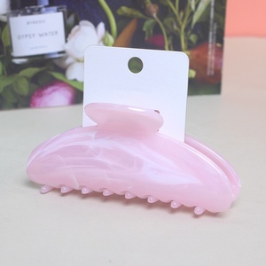 Pinza de pelo grande de 11cm, pinza de tiburón para La Cabeza trasera de Moire de mármol con media luna circular, <span class=keywords><strong>pinzas</strong></span> grandes para el pelo, <span class=keywords><strong>pinzas</strong></span> para el pelo de alta calidad - Product Image 4