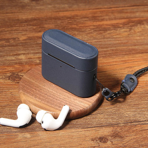 Funda de Cuero Genuino Premium Hecha a Mano para <span class=keywords><strong>AirPods</strong></span> Pro <span class=keywords><strong>3</strong></span>, Estilo Lujoso, Funda Protectora Completa para Auriculares <span class=keywords><strong>AirPods</strong></span> - Product Image 3