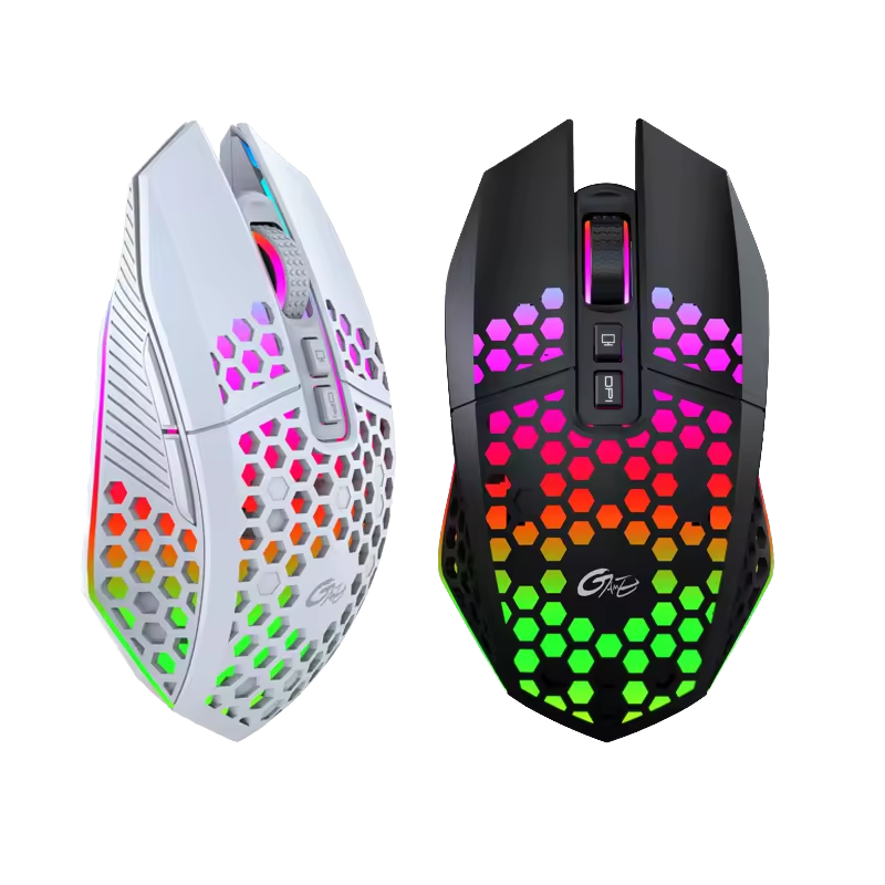 ORANGLES RGB Wireless Gaming Mouse | 7200 DPI Optical Sensor, 3D Style Design, USB-C Rechargeable, Custom LED Lighting – Hot Sale (Kuwait) - angled perspective - presenting advantages - Image 4 of 4 | fits any environment | Purchase RGB Wireless Gaming Mouse | 7200 DPI Optical Sensor, 3D Style Design, USB-C Rechargeable, Custom LED Lighting – Hot Sale (Kuwait) Michigan | Free Shipping ORANGLES