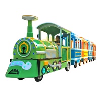Train électrique sans rail pas cher pour parcs d'attractions, trains sans rail pour centres commerciaux intérieurs et extérieurs
