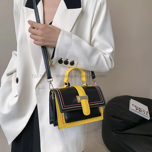 Manufacture Wholesale Candy Color Bags Ladies Retro Cover Bag <b>Handbag</b> Soft <b>Small</b> Leather Shoulder Bags for Ladi Tanjing - Product Image 3
