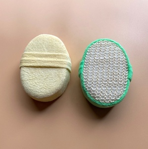 Éponge exfoliante en <span class=keywords><strong>sisal</strong></span> multifonctionnelle, écologique, pour le bain, éponge naturelle en loofah pour la douche - Product Image 4