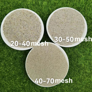 Meilleure vente Sio2 99.5% Quartz silice sable prix par tonne pour la fabrication du verre verre clair qualité sable haute pureté - Product Image 2