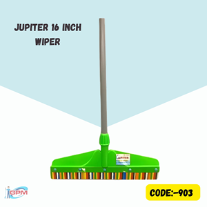 Essuie-glace de sol Jupiter 16 pouces avec manche de 3 pieds, léger, facile à utiliser, idéal pour la maison, le bureau, le commerce et l'industrie - Product Image 6