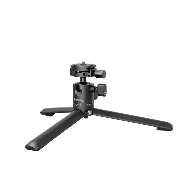 For SmallRig 4630 Metal Tabletop Tripod with Arca-Swiss Quick Release Plate and Panoramic Ball Head
