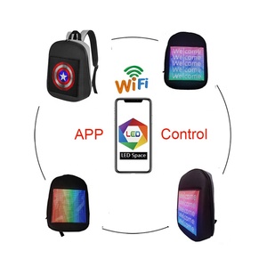 Outdoor Waterproof Light Walking Climb Bag Wifi Control <strong>Led</strong> Screen <strong>Backpack</strong> - Product Image 5