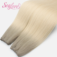 Extensions de cheveux humains Remy à cuticules alignées, qualité supérieure, Genius Weft, vente en gros, extensions de cheveux Genius Weft à double trame
