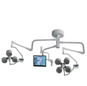 YD02-LED3 + 4 doppia cupola led OT light telecamera operatoria con luce chirurgica con monitor