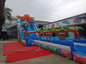 Toboggan aquatique personnalisé le monde sous-marin <span class=keywords><strong>Nice</strong></span> Big Rent Toboggan gonflable commercial humide et sec gonflable pour la location - Product Image 2