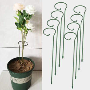 Outils de jardinage Hydrangea Phalaenopsis Support pour plantes Support pour fleurs Cadre métallique Nature Pression Support en fer pour Rose Escalade Vigne - Product Image 1
