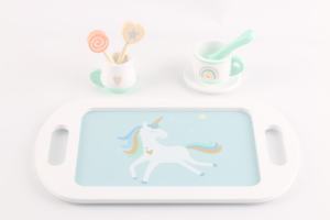 Vendita calda accessori per giocattoli da <span class=keywords><strong>cucina</strong></span> in legno <span class=keywords><strong>cucina</strong></span> finta gioca pomeriggio in legno Set da tè per bambini giocattolo per ragazze - Product Image 3