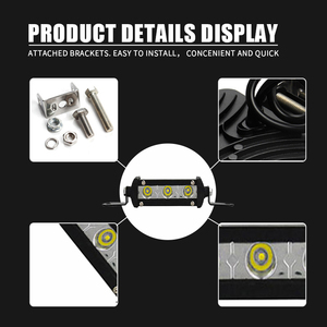 Nouvelle lampe de travail LED super lumineuse 24V 100W 1100lm 6000K, spot 4 pouces, lumière tout-terrain pour voiture, camion, tracteur, bateau - Product Image 4