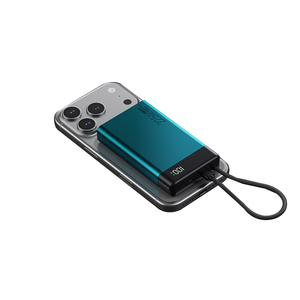 เครื่องชาร์จพกพา พาวเวอร์แบงค์ชาร์จเร็วขนาดเล็ก 22.5W ความจุ 10000mAh สีดำ |   ปลอดภัยสำหรับการเดินทาง พร้อมสายชาร์จ USB-C ในตัว - Product Image 3