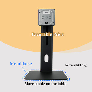 Màn hình ARM Mount VESA đứng có thể điều chỉnh chiều cao nghiêng xoay khung nhôm chủ màn hình bàn nhiệm vụ nặng nề - Product Image 6